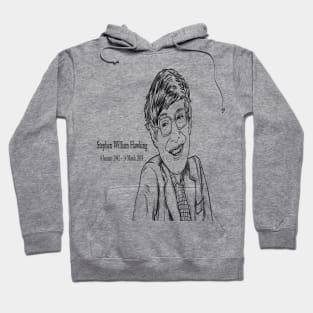 Sketch Stephen Hawking Hoodie